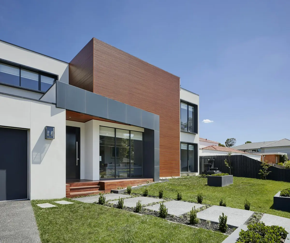 Contemporary independent house with garden – representational image